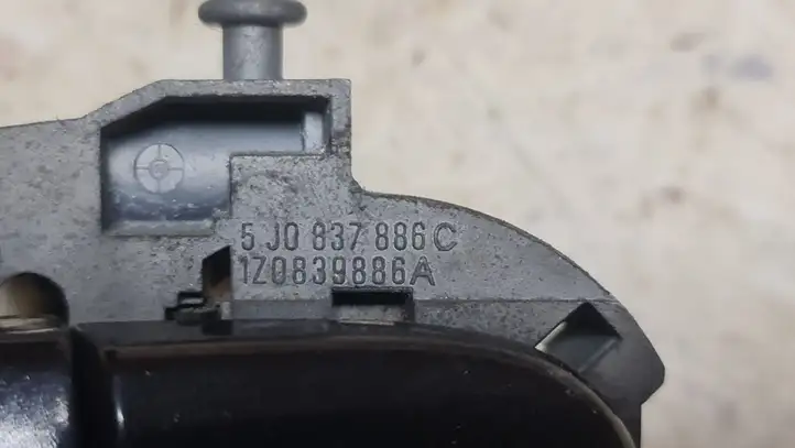 Skoda Fabia Mk2 (5J) (2007 - 2014) 1K0837886A Наружная ручка задней двери — фото 5