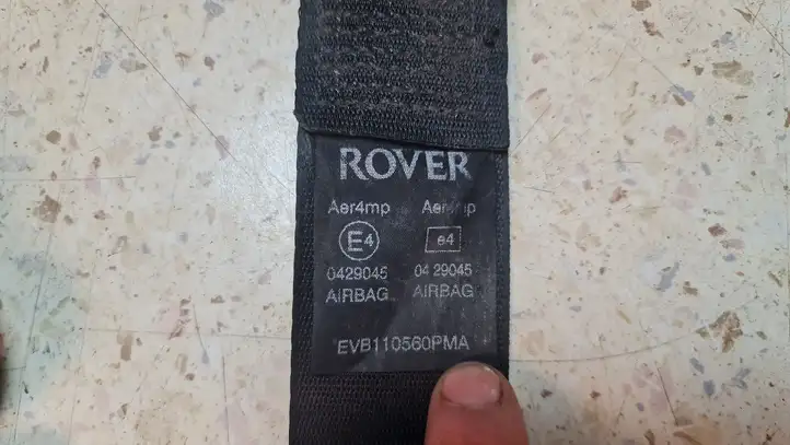 Rover 25 (1998 - 2005) EVB11560PMA Передний ремень безопасности — фото 4