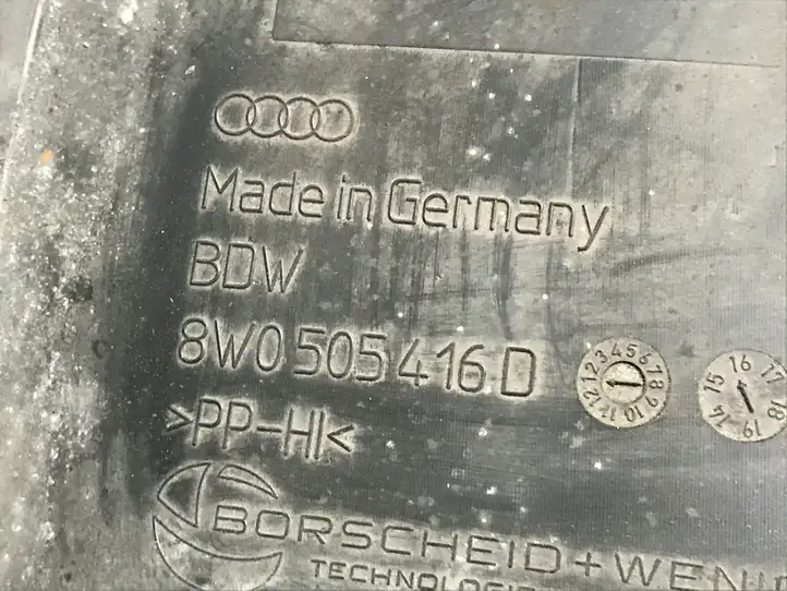Audi A4 S4 B9 (2015 - 2019) 8W0505416D Защита днища задней части — фото 4