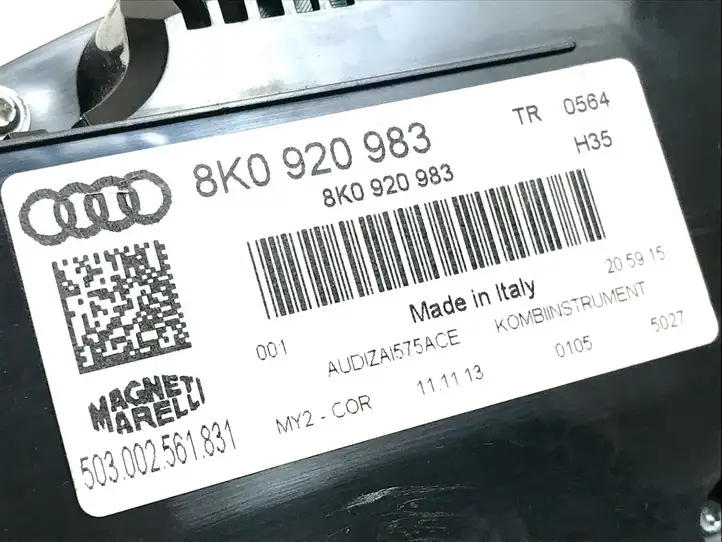 Audi A4 S4 B8 8K (2011 - 2015) 8K0920983 Спидометр — фото 2