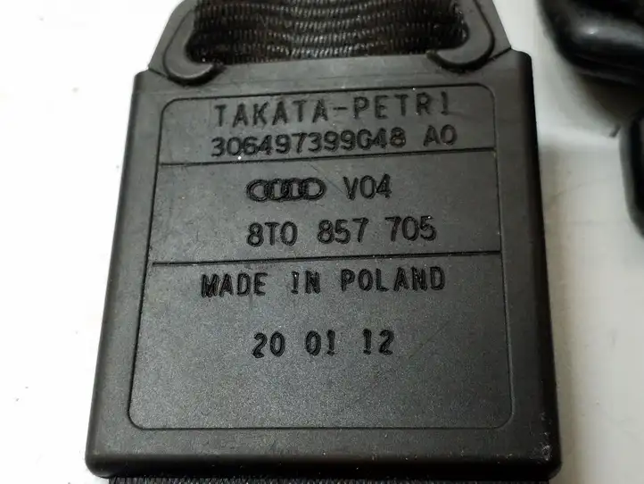 Audi A5 8T 8F (2011 - 2016) 8T0857705 Передний ремень безопасности — фото 6