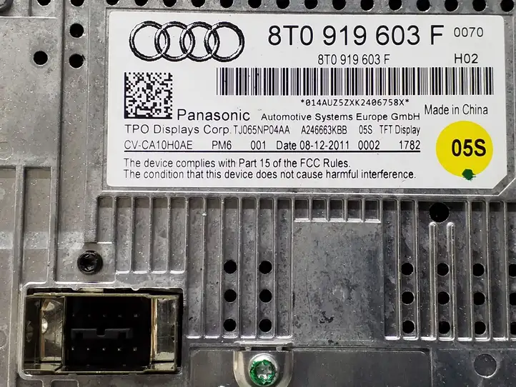 Audi A5 8T 8F (2011 - 2016) 8R2035186A Магнитола / мультимедийная система — фото 14