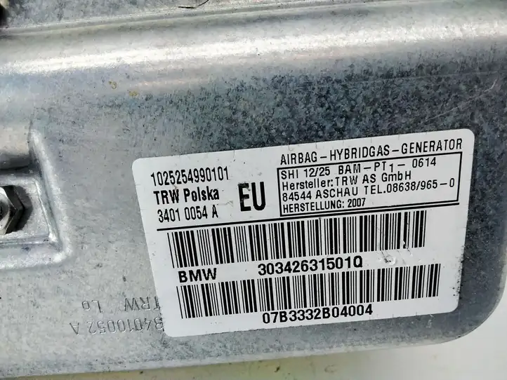 BMW X3 E83 (2003 - 2010) 30342631501Q Подушка безопасности двери — фото 2
