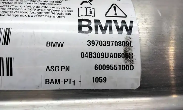 BMW 5 E60 E61 (2004 - 2010) 39703970809L Подушка безопасности пассажира — фото 2