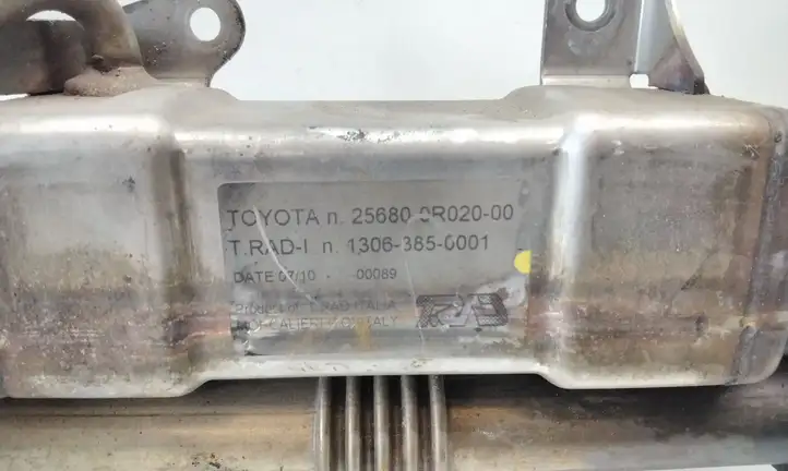 Toyota Auris 150 (2006 - 2012) 256800R020 Охладитель клапана EGR — фото 3