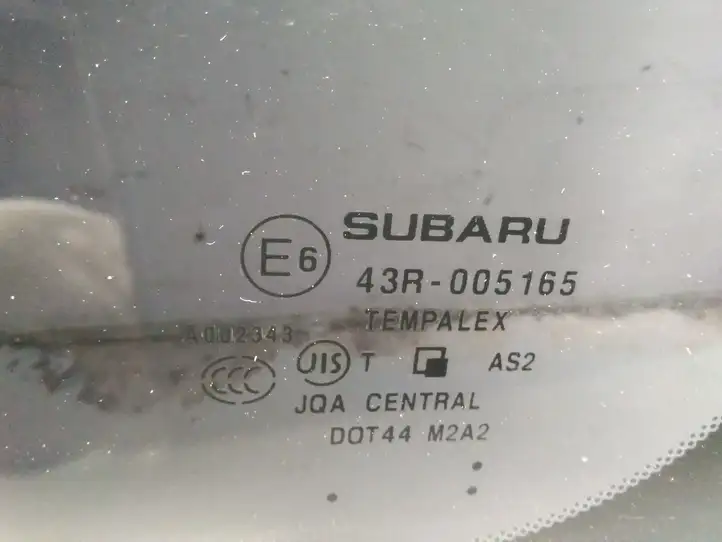 Subaru Forester SH (2008 - 2013) Заднее боковое стекло — фото 3