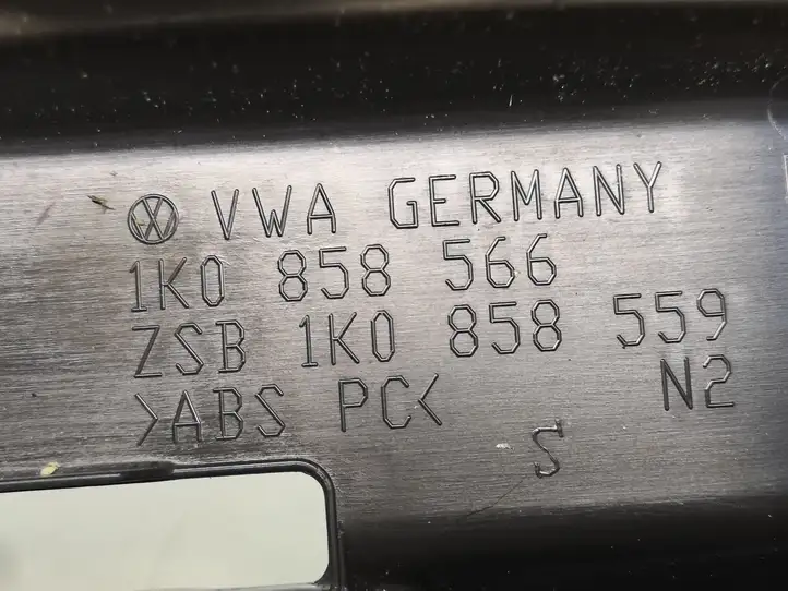 Volkswagen Golf V (2003 - 2009) 1K0858566 Обшивка рулевой колонки — фото 5