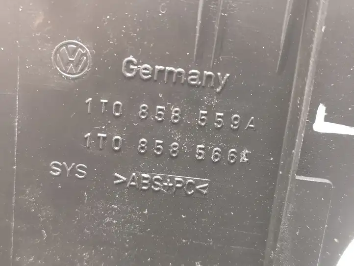 Volkswagen Touran I (2003 - 2010) 1T0858559A Обшивка рулевой колонки — фото 4
