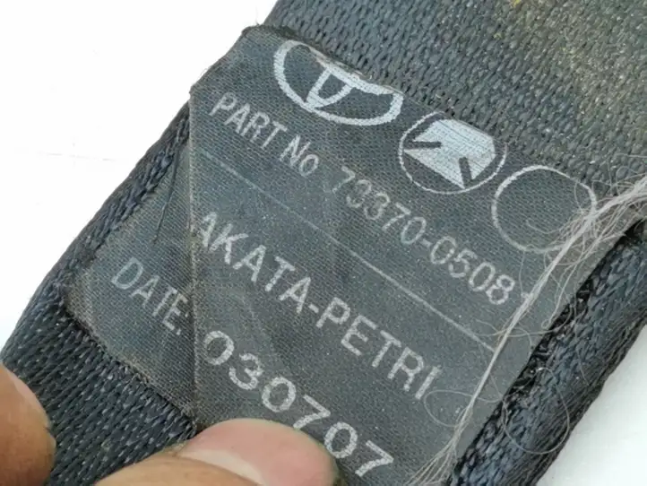 Toyota Avensis T250 (2006 - 2009) 7337005081 Задний ремень безопасности — фото 5
