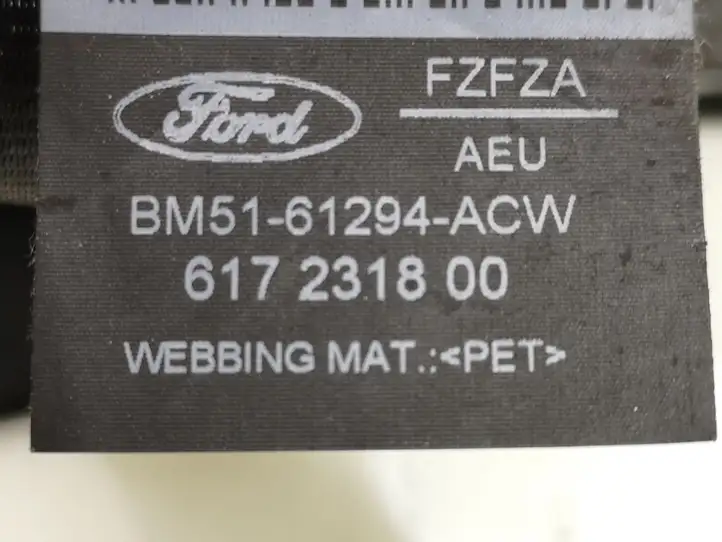Ford Focus (2011 - 2015) BM5161294ACW Передний ремень безопасности — фото 2