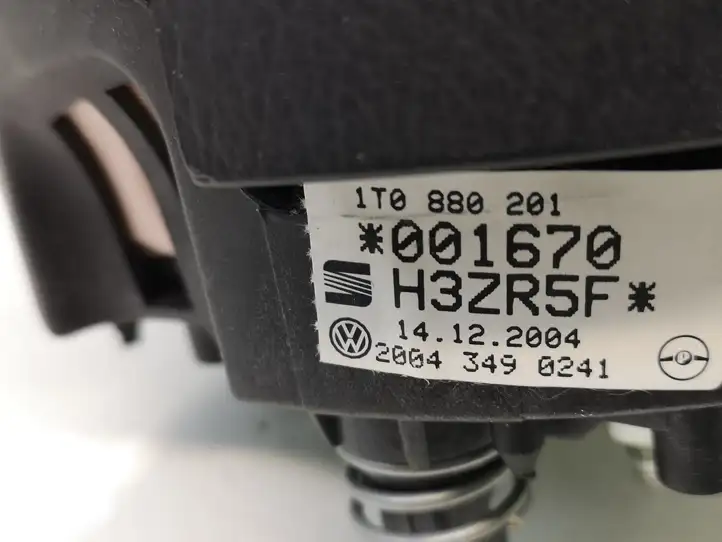 Volkswagen Touran I (2003 - 2010) 1T0880201 Подушка безопасности руля — фото 4