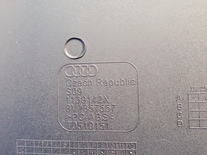 Audi A3/S3 8V (2012 - 2016) 8V2857557 Крышка бардачка — фото 8