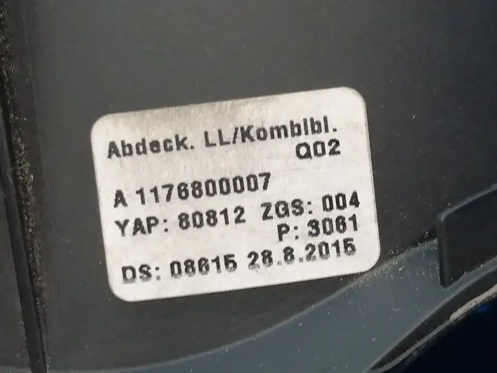 Mercedes-Benz CLA C117,X117,W117 (2013 - 2019) A1176800007 Отделка панели приборов — фото 6