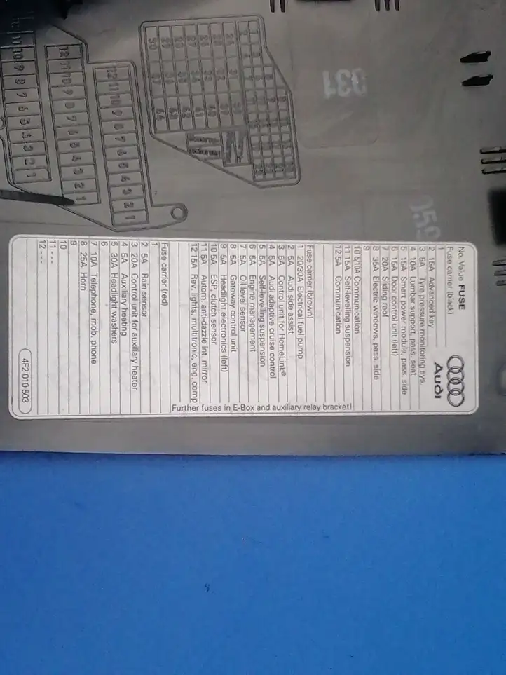Audi A6 S6 C6 4F (2004 - 2008) 4F0857085 Боковая отделка панели приборов — фото 4