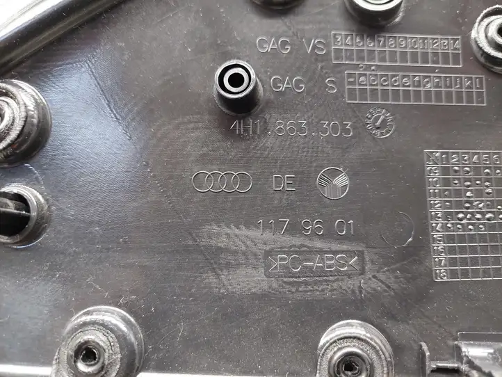 Audi A8 S8 D4 4H (2013 - 2017) 4H1863303 Передняя боковая обшивка салона — фото 9