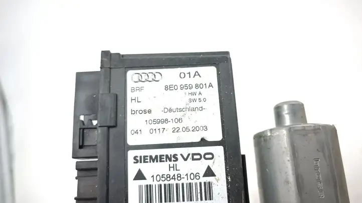 Audi A4 S4 B6 8E 8H (2000 - 2006) 8E0959801A Стеклоподъемник задней двери — фото 4