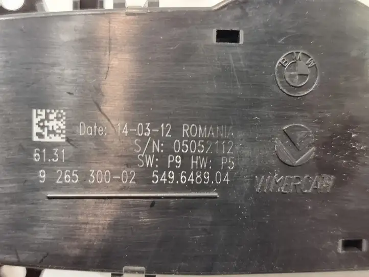 BMW 1 F20 F21 (2011 - 2019) 926530002 Включатель фонарей — фото 2