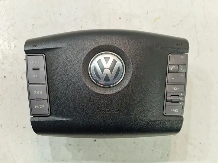 Volkswagen Phaeton (2002 - 2008) 3D0880201CG Подушка безопасности руля — фото 6