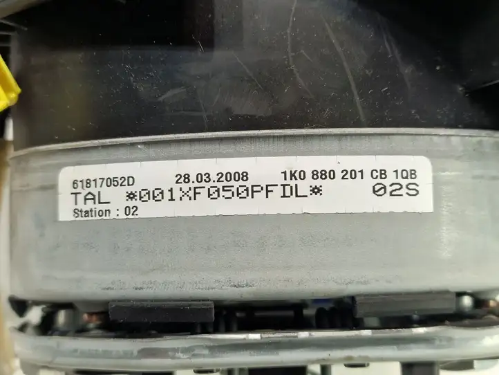 Volkswagen PASSAT B6 (2005 - 2010) 1K0880201CB Подушка безопасности руля — фото 7