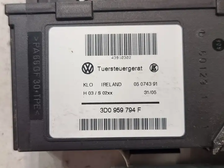 Volkswagen Touareg I (2002 - 2010) 3D0959794F Стеклоподъемник задней двери — фото 2