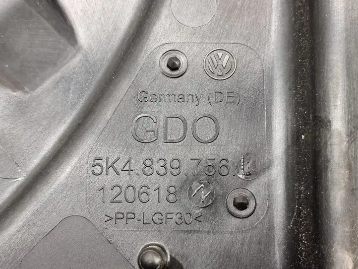 Volkswagen Golf VI (2009 - 2013) 5K4839730J Стеклоподъемник задней двери без мотора — фото 5