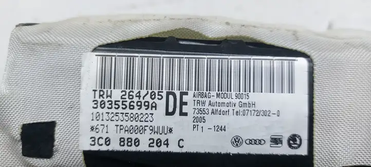 Volkswagen PASSAT B6 (2005 - 2010) 3C0880204 Подушка безопасности пассажира — фото 4