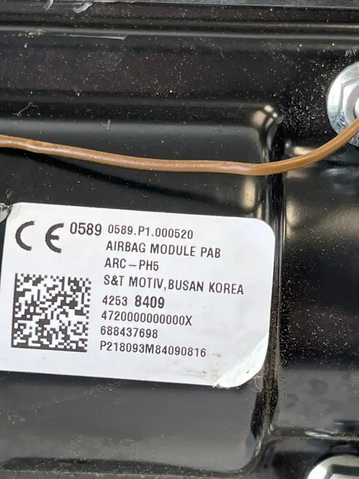 Opel Mokka X (2016 - 2019) 688437698 Подушка безопасности пассажира — фото 2