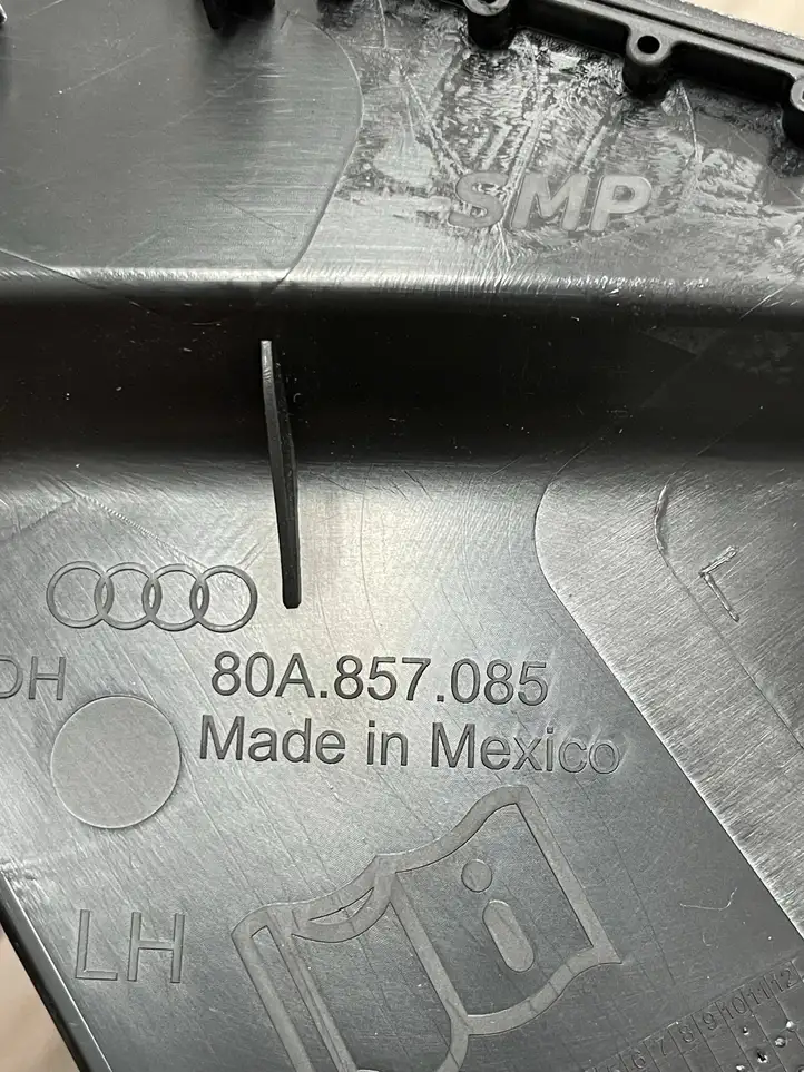 Audi Q5 SQ5 (2017 - ) 80A857085 Боковая отделка панели приборов — фото 3