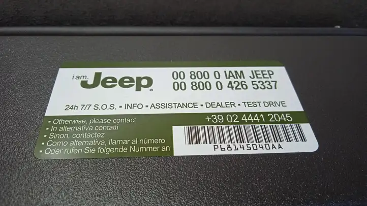 Jeep Grand Cherokee (2010 - 2021) 68145040AA Солнцезащитный козырек — фото 3