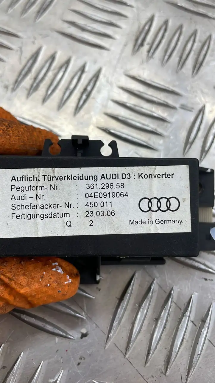 Audi A8 S8 D3 4E (2005 - 2007) 4E0919064 Прочие блоки управления — фото 2