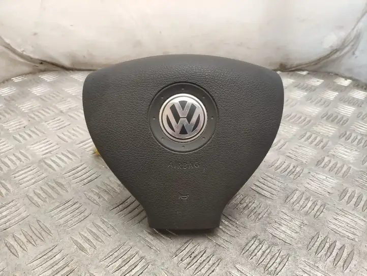 Volkswagen Golf V (2003 - 2009) 1K0971584 Подушка безопасности руля — фото 1