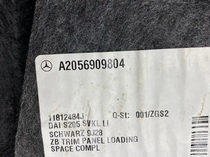 Mercedes-Benz C W205 (2014 - 2021) A2056909804 Боковая обшивка багажника — фото 4