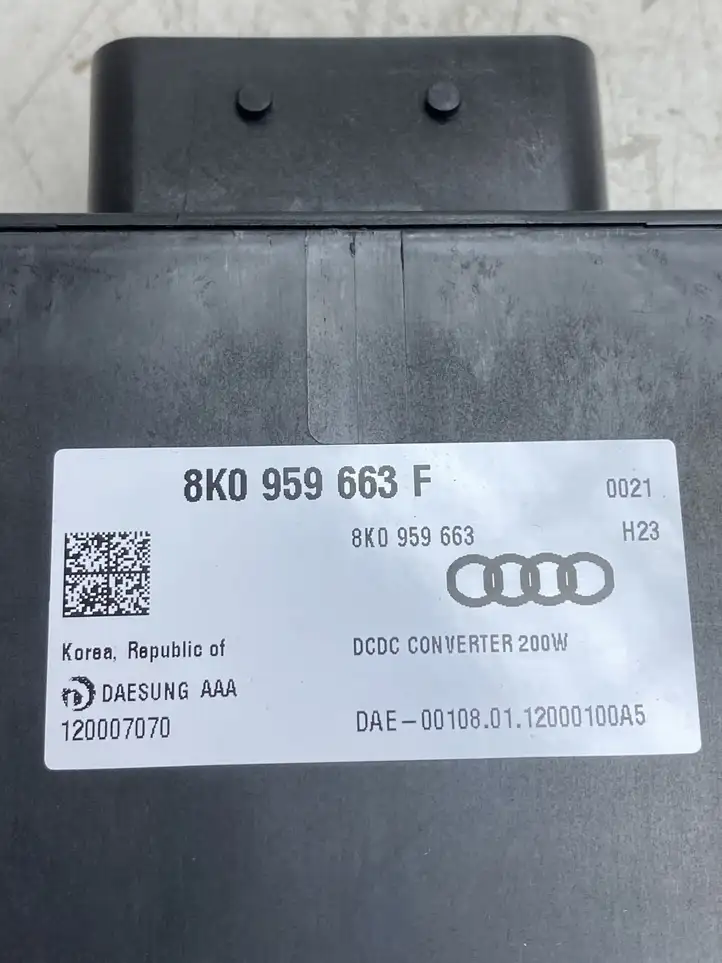 Audi A6 C7 (2011 - 2014) 8K0959663F Преобразователь напряжения — фото 4