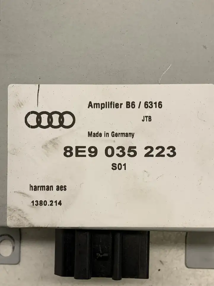 Audi A4 S4 B6 8E 8H (2000 - 2006) 8E9035223 Усилитель звука — фото 3