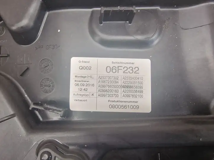 Mercedes-Benz GLC X253/C253 (2015 - ) A2537307302 Стеклоподъемник передней двери (комплект) — фото 2