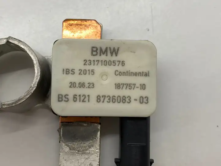 BMW 5 G30 G31 (2016 - ) 8736083 Минусовой провод аккумулятора — фото 4