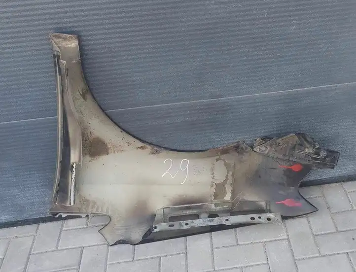 Volkswagen Touran I (2003 - 2010) 1T0821156 Переднее крыло — фото 2