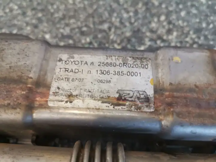 Toyota Avensis T250 (2006 - 2009) 256800R02000 Охладитель клапана EGR — фото 2