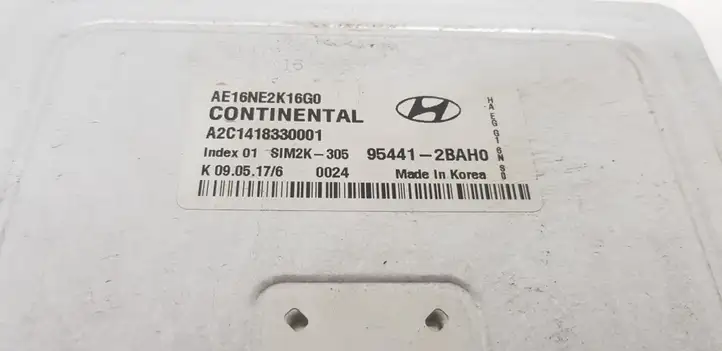 Hyundai Ioniq (2016 - ) 954412BHAH0 Блок управления АКПП — фото 4