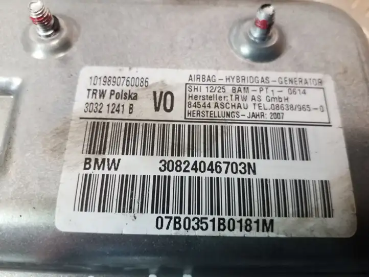 BMW 7 E65 E66 (2001 - 2008) 30321241B Подушка безопасности двери — фото 4