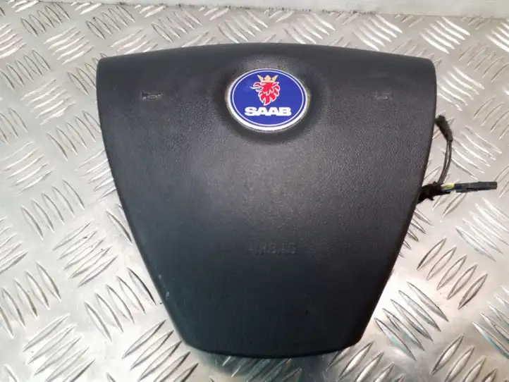 Saab 9-3 Ver2 (2003 - 2007) 12789426 Подушка безопасности руля — фото 1