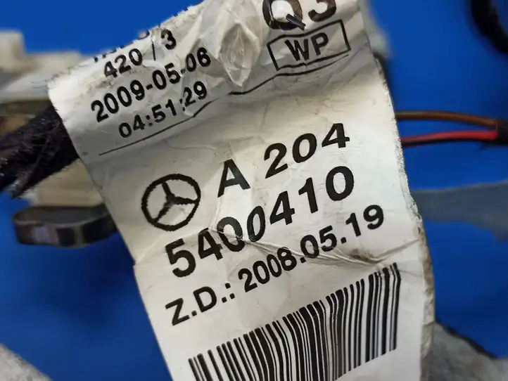 Mercedes-Benz C W204 (2007 - 2014) A2045400410 Проводка люка — фото 9