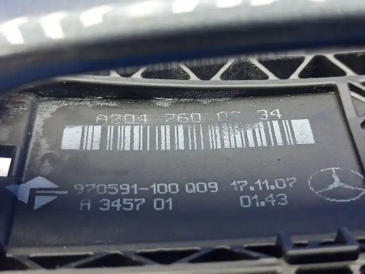Mercedes-Benz C W204 (2007 - 2014) A2047600734 Наружная ручка задней двери — фото 9
