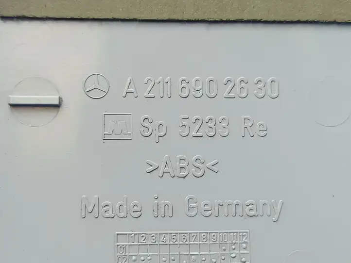 Mercedes-Benz E W211 (2002 - 2009) A2116902630 Верхняя обшивка стойки B — фото 6