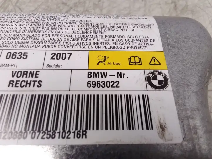 BMW 5 E60 E61 (2004 - 2010) 6963002 Подушка безопасности двери — фото 3