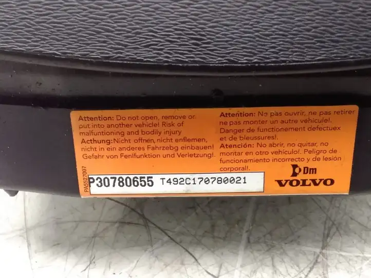 Volvo S80 (2006 - 2009) P30780655 Подушка безопасности руля — фото 6