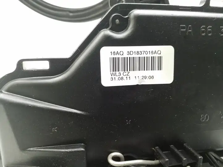 Volkswagen Golf Plus (2008 - 2014)  3D1837016AQ Замок передней двери