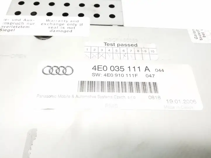 Audi A6 S6 C6 4F (2004 - 2008) 4E0035111A CD/DVD чейнджер — фото 4