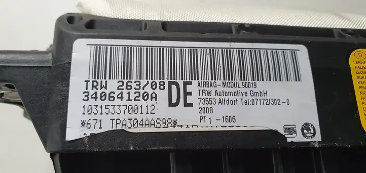 Skoda Superb B6 (3T) (2008 - 2015) Подушка безопасности пассажира — фото 5