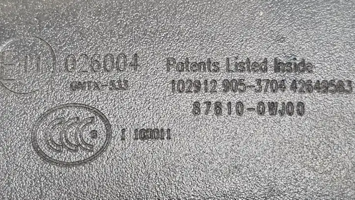 Lexus CT 200H (2010 - 2013) 878100WJ00 Салонное зеркало заднего вида — фото 5